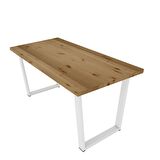 Woodesk Tuana Masif Natural Renk 180x80 Yemek Masası CPT7298-180