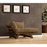 Woodesk Adalar Masif Ceviz-Camel Renk Berjer CPT8132-140