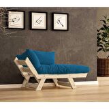 Woodesk Adalar Masif Natural-Mavi Renk Berjer CPT8146-140