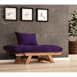 Woodesk Adalar Masif Tik-Mor Renk Berjer CPT8157-140