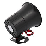 12 VOLT 30 WATT 6 MELODİLİ HORN SİREN HOPARLÖR (44DEX34)
