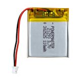 3.7 VOLT 110 MAH LİTYUM POLİMER PİL (44DEX34)