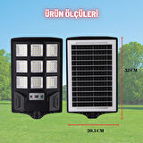 Solar Aydınlatma Güneş Enerjili Lamba 100W Kumandalı 108 Led Bahçe Sokak Aydınlatma Lambası 6V/30W
