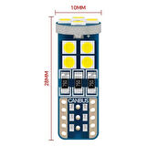T10 Ampul Ultra Parlak 12 Led BEYAZ Led 2 ADET Plakalık Park Ve Otomobil İç Aydınlatma Ampulü 