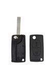 Peugeot 207 307 308 Partner Citroen C3 C4 C5 Anahtar Kabı Kumanda Kabı 2 Buton (pil Yuvasız)