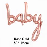 Baby Folyo Balon Rose Gold