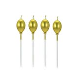 Gold Balonlu Mum