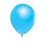 100 lü Metalik Açık Mavi Balon 12 inç