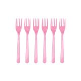 Pembe Plastik Çatal