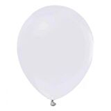 Metalik Beyaz Balon 12 inc