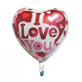 Kalpli I Love You Folyo Balon