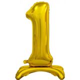 Ayakta Durabilen Gold 1 Rakam Folyo Balon