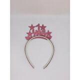 Simli Eva 1 Yaş Taç Pembe