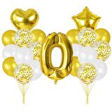 0 Yaş Gold Balon Seti