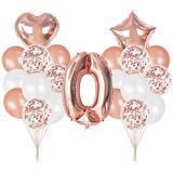 0 Yaş Rose Gold Balon Seti