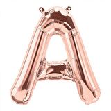A Harfi Rose Gold Folyo Balon 34 inç 80 cm