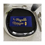 Gold Yaldızlı Lacivert Hoş Geldin Ramazan Peçete 16 lı