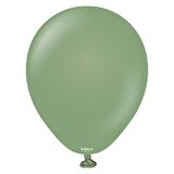 Retro Okaliptus Pastel Balon 100 lü 5 inç