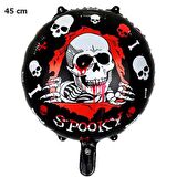 Halloween Folyo Balon Kuru Kafa 18 inç