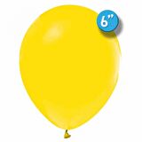 100 lü Balon Pastel Sarı 6 inc