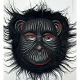 Orangutan Maskesi - Maymun Maskesi - Goril Maskesi Yetişkin Çocuk Uyumlu Siyah Renk Model 4 