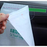 Pratik Su Geçirmez Oto Araba Çöp Poşeti Yapışkanlı 20 Adet 