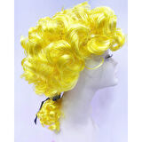 Marquis Baroque Peruk Barok Dönem Yargıç Peruğu Sarı Renk 