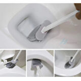 Hijyenik Klozet Temizleme Silikonu Esnek Fırça 