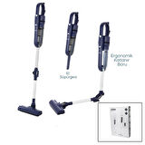 SİNBO SVC-8625 DİKEY ELEKTRİKLİ PRATİK SÜPÜRGE ERGOMİK KATLANABİLİR BORU - ESNEK HAREKET 600W MOTOR - 3 HEPA FİLTRE (5381)