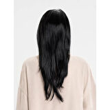 Siyah Renk Uzun Parti Peruğu 