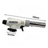 1300°C Çok Amaçlı Gaz Torch Çakmak - Mutfak, Mangal, Lehimleme Pürmüz Alev Tabancası 