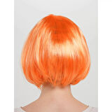 Turuncu Renk Parti Peruğu Küt Saç 