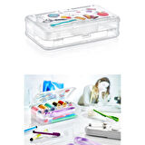 Çift Taraflı Bölmeli Hobi Dikiş Kutusu Ardunio Malzeme Kutusu 