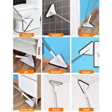 Üçgen Mop Cam Duvar Tavan Fayans Parke Temizleyici Mop 