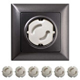 Bebek Çocuk Priz Koruma Kapağı (6 Adet) Çocuk Güvenliği, Priz Muhafazası, Priz Kapatıcı 