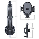 Güçlü Vantuzlu Araç İçi Konsol Üstü Telefon Tutucu Aparat 