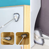 Teleskopik Saplı 150 Cm Üçgen Mop Cam Duvar Tavan Fayans Parke Temizleyici Mop 