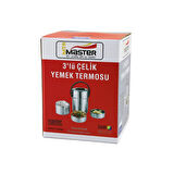 3lü Çelik Yemek Termosu Sefer Tası 2lt 10 Saat Sıcak - 12 Saat Soğuk Tutar 
