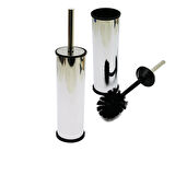 MİKRO-1  EKO METAL  KLOZET WC FIRÇA SETİ DÜZ KAPAK 