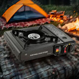 Tekli Portatif Ocak Gaz Stop Emniyetli 