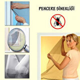 Tüm Cam Pencere Kapılara Uyumlu Tek Kanat Pencere Sinekliği 