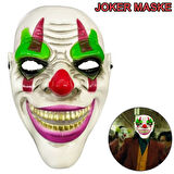 Delirten Gülüş Psikopat Palyaço Temalı Joker Maskesi 