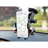 Araç İçi Cam Ve Torpido Vantuzlu Telefon Tutucu 