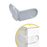 Bebek Çocuk Güvenlik Çekmece ve Dolap İçin Kendiliğinde Yapışkanlı Vidasız Köşe Kapak Kilidi 