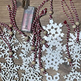 Ahşap Yılbaşı Ağaç Süsü-BY15 