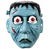 Frankenstein Temalı Sallanan Oynar Gözlü Maske 