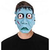 Frankenstein Temalı Sallanan Oynar Gözlü Maske 