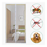 Mıknatıslı Kapı Sinekliği Tül Perde 105 x 210 cm 