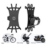 Esnek Silikon Örümcek Bisiklet Telefon Tutucu 