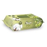 SLEEPY -  ISLAK BEBEK HAVLUSU ZEYTİNYAĞLI 90LI - 1 PAKET
